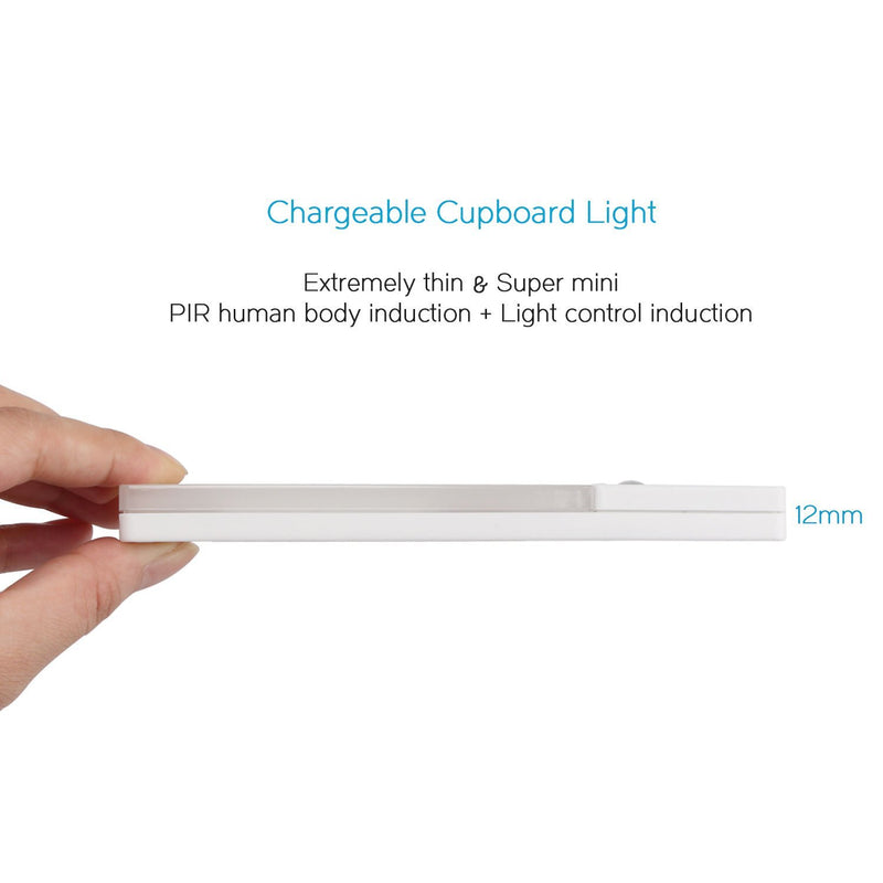 EL608 Rechargeable Infrared Motion Sensor Wall LED Night Light Torch (Warm White) - Sale Now