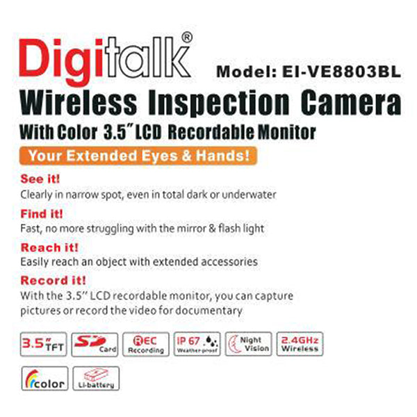Wireless Inspection Video Camera - Sale Now