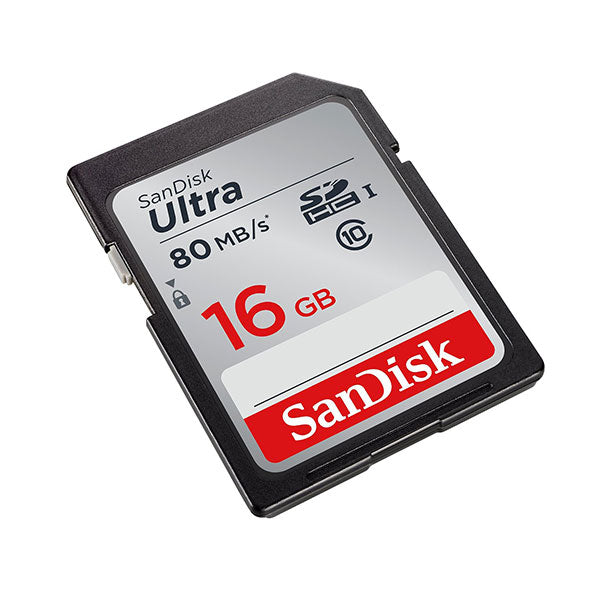 SDSDUNC-016G: SANDISK 16GB SDHC Class 10 Ultra  80MB/S - Sale Now