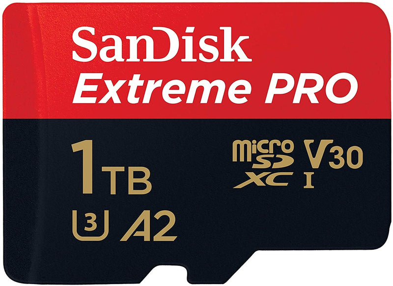 SanDisk SDSQXCZ-1T00-GN6MA Extreme Pro 1 TB microSDXC Memory Card with SD Adapter 170 MB/s - Sale Now
