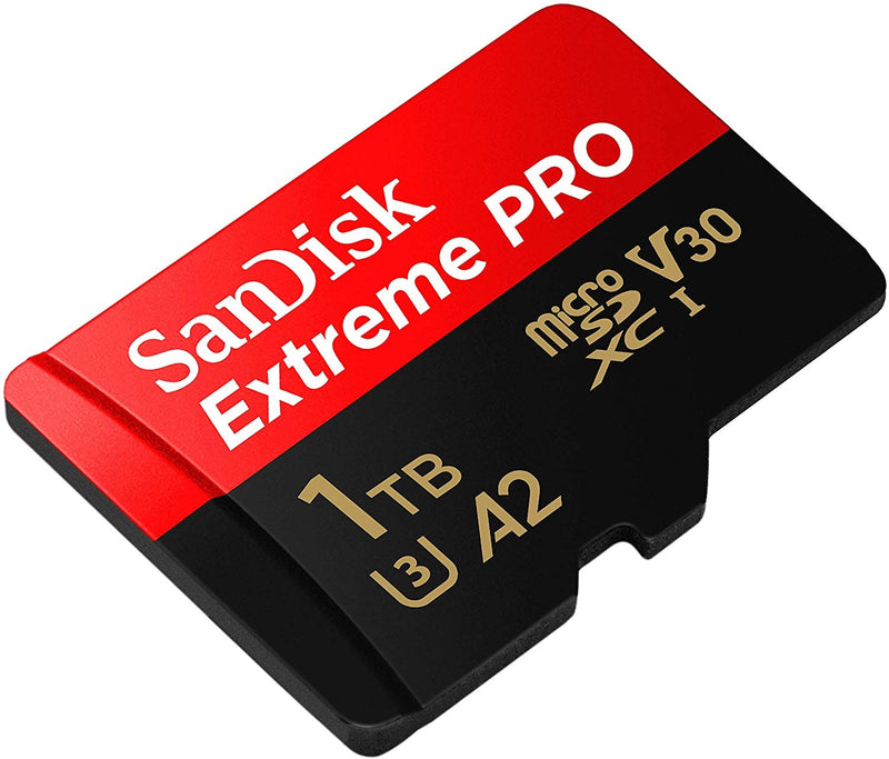 SanDisk SDSQXCZ-1T00-GN6MA Extreme Pro 1 TB microSDXC Memory Card with SD Adapter 170 MB/s - Sale Now