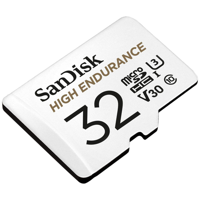 SANDISK HIGH ENDURANCE MICROSDHC CARD SQQNR 32G UHS-I C10 U3 V30 100MB/S R 40MB/S W SD ADAPTOR SDSQQNR-032G-GN6IA - Sale Now