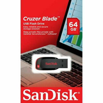Sandisk Cruzer Blade CZ50 64GB USB Flash Drive - Sale Now