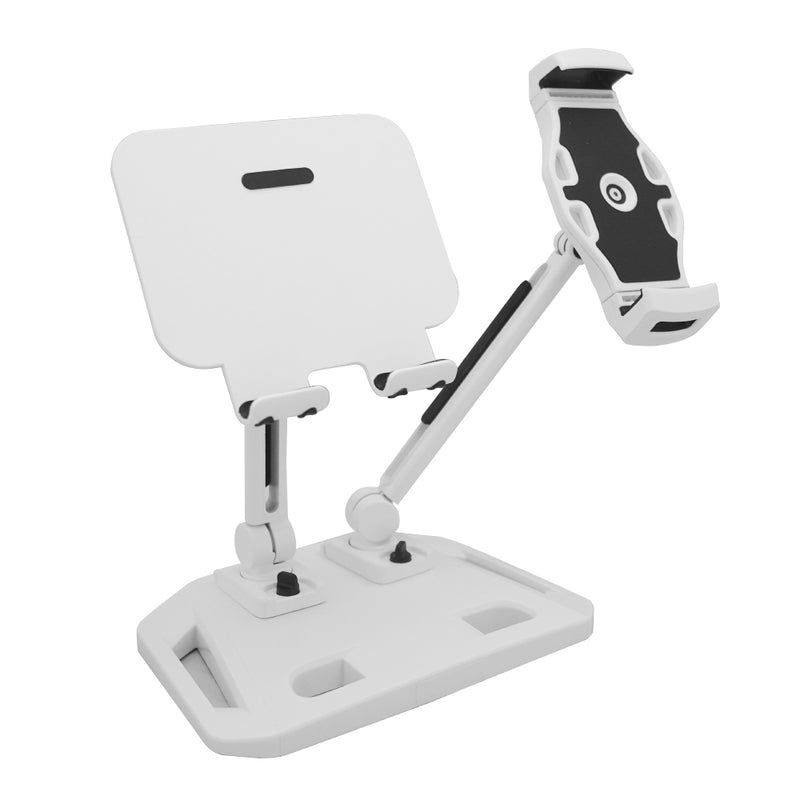 Universal and Adjustable Double Arm Stand Holder Black - Sale Now