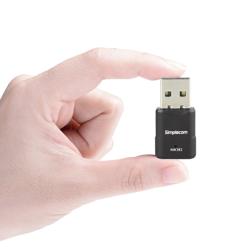 Simplecom NW382 Mini Wireless N USB WiFi Adapter 802.11n 300Mbps - Sale Now