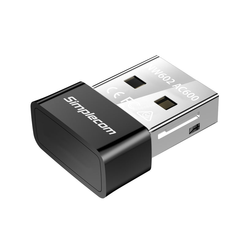 Simplecom NW602 AC600 Dual Band Nano USB WiFi Wireless Adapter - Sale Now