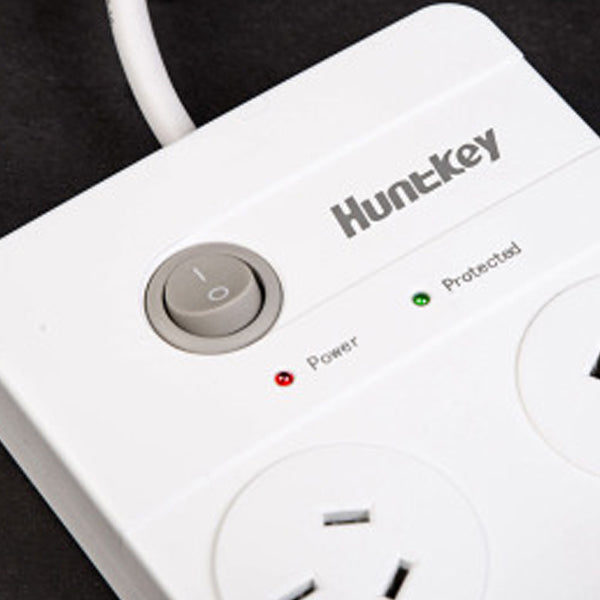 Huntkey Power Board (SAC604) with 6 sockets and 2 USB ports - Sale Now
