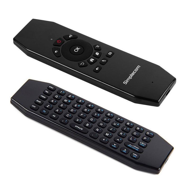 Simplecom RT150 2.4GHz Wireless Remote Air Mouse Keyboard with IR Learning - Sale Now