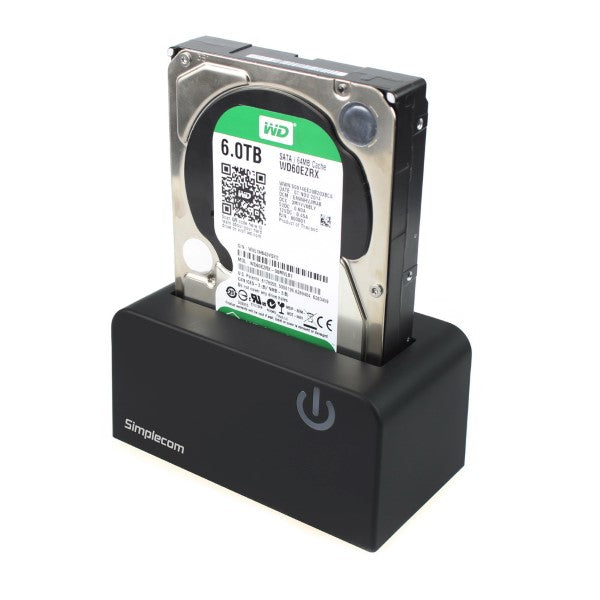 Simplecom SD326 USB 3.0 to SATA Hard Drive Docking Station for 3.5" and 2.5" HDD SSD - Sale Now