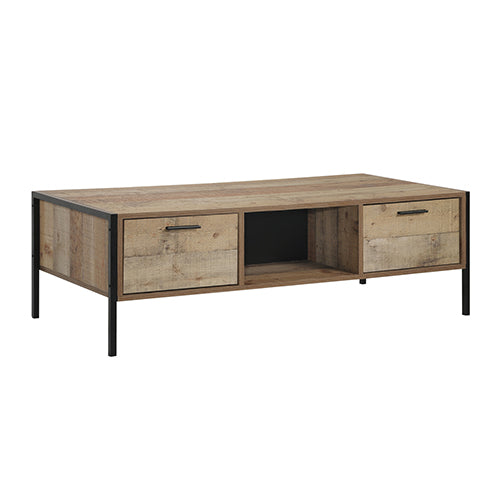 Mascot Coffee Table Living Room Unit with Drawer Oak Colour - Sale Now