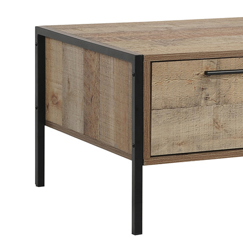 Mascot Coffee Table Living Room Unit with Drawer Oak Colour - Sale Now