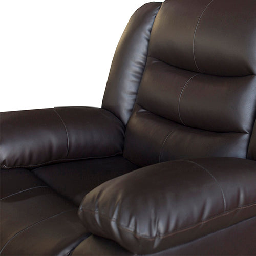 Fantasy Recliner Pu Leather 1R Brown - Sale Now