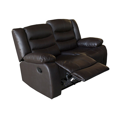 Fantasy Recliner Pu Leather 2R Brown - Sale Now