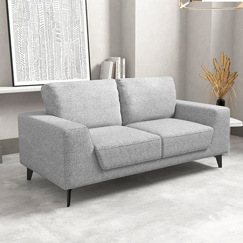 Hopper 2 Seater Fabric Sofa Light Grey Colour - Sale Now
