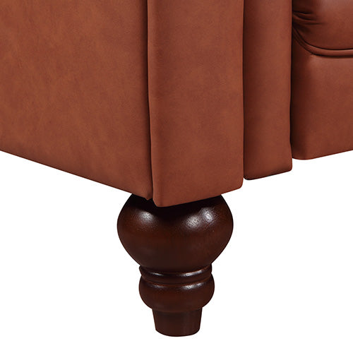 Madeline 3 Seater Brown - Sale Now
