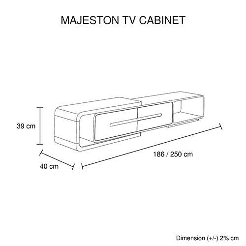 Majeston TV Cabinet White Colour - Sale Now