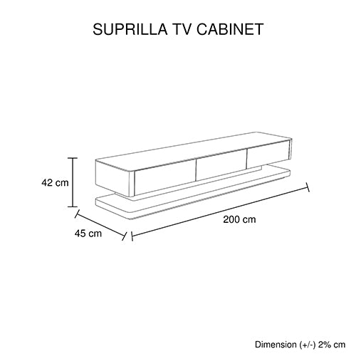 Suprilla TV Cabinet White Colour - Sale Now