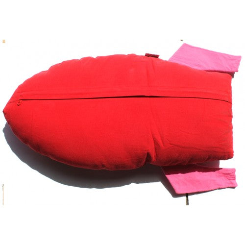 Roket Cuddling Cushion Red - Sale Now