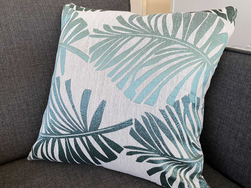 Cotton Linen Tropical Palm Cushion Covers 4pcs Pack - Sale Now