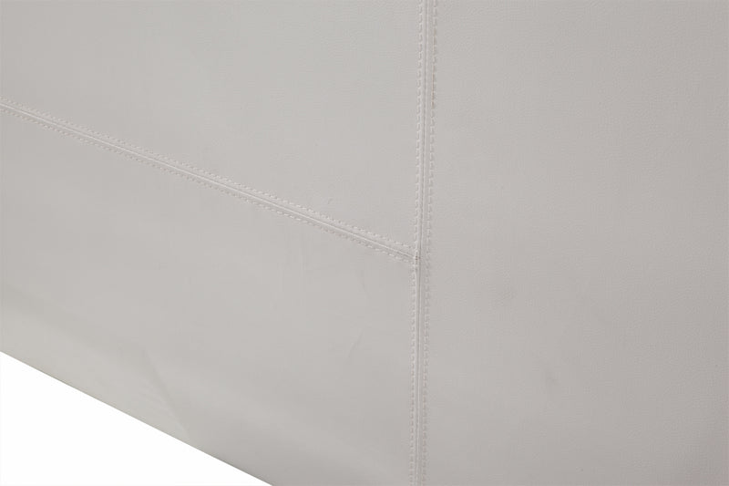 PU Leather King Bed Headboard Bedhead - White - Sale Now