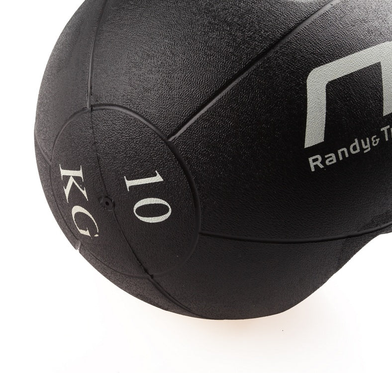 10kg Double-Handled Rubber Medicine Core Ball - Sale Now