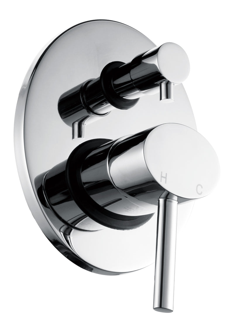 Chrome Bathroom Shower Wall Mixer Diverter w/ WaterMark - Sale Now