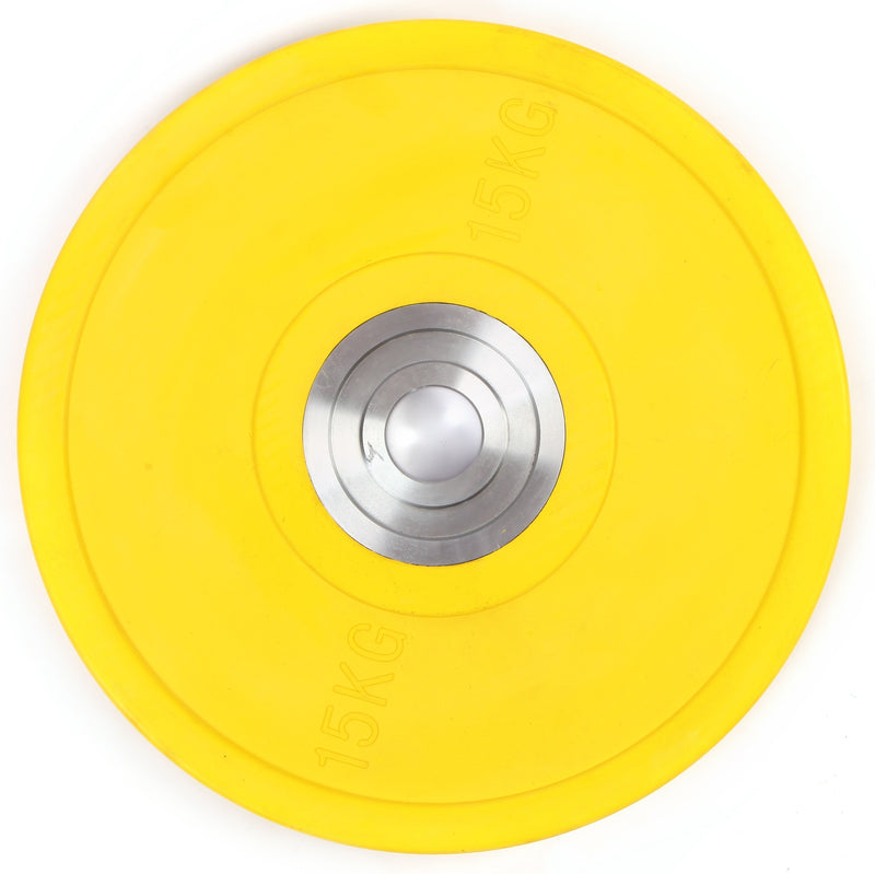 15KG PRO Olympic Rubber Bumper Weight Plate - Sale Now