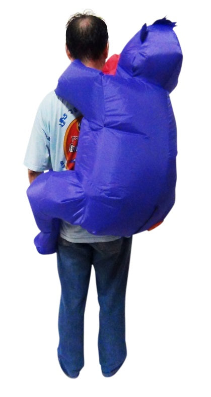 GORILLA Fancy Dress Inflatable Suit -Fan Operated Costume - Sale Now