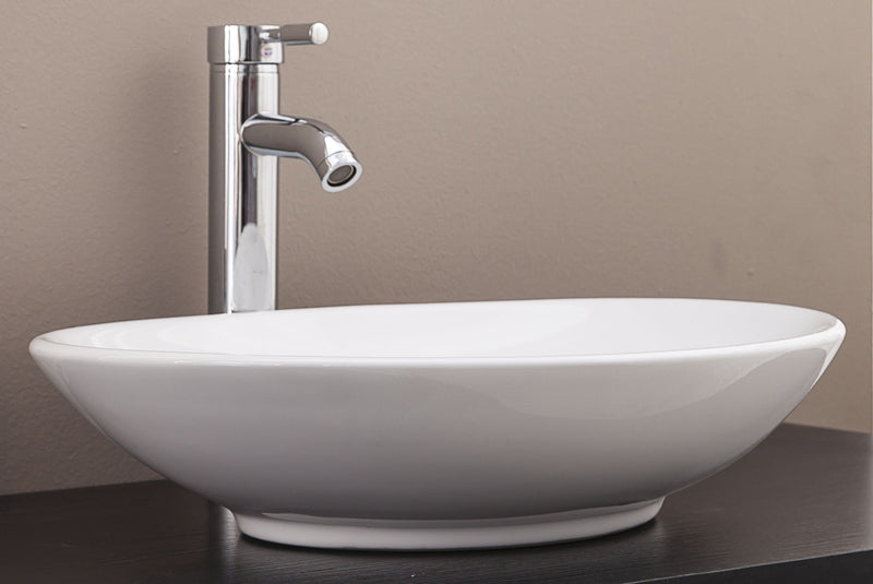 Bathroom Ceramic Oval Above Countertop Basin for Vanity - Sale Now