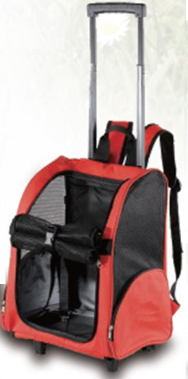 Dog Pet Safety Transport Carrier Backpack Trolley - Sale Now