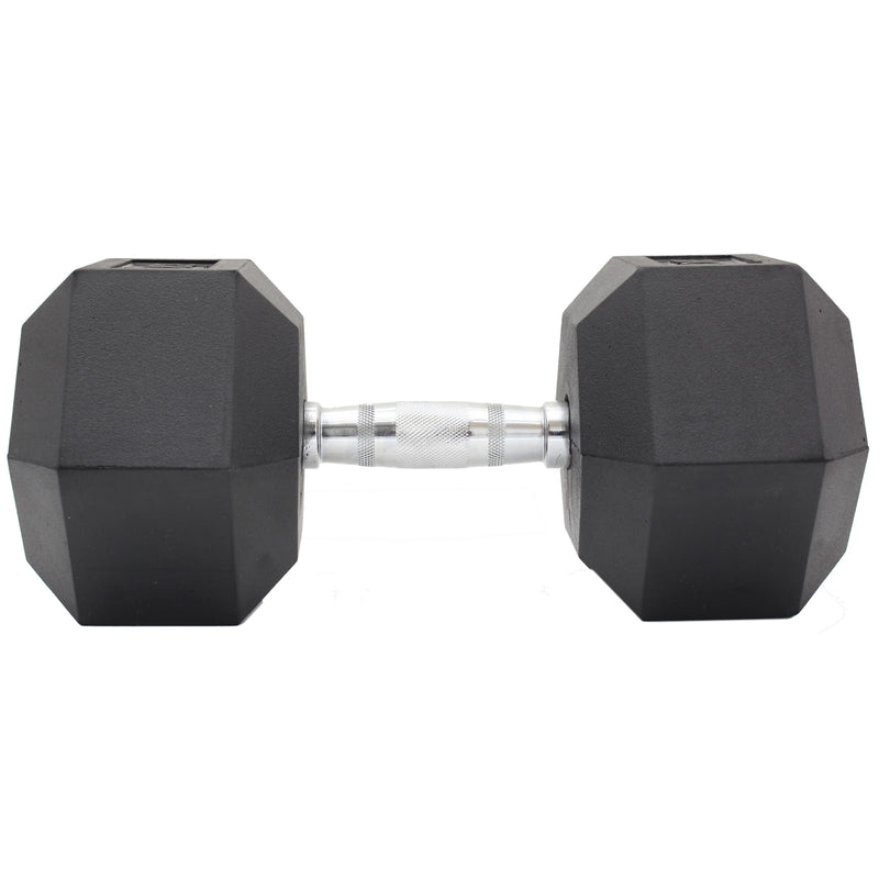 20KG Commercial Rubber Hex Dumbbell Gym Weight - Sale Now