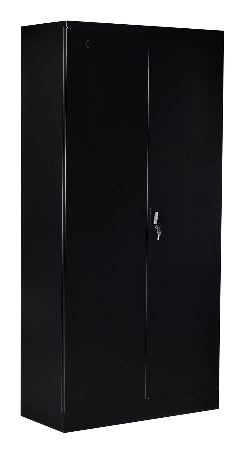 Two-Door Shelf Office Gym Filing Storage Locker Cabinet Safe - Sale Now
