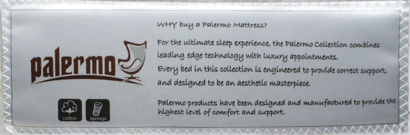 PALERMO Single Bed Mattress - Sale Now