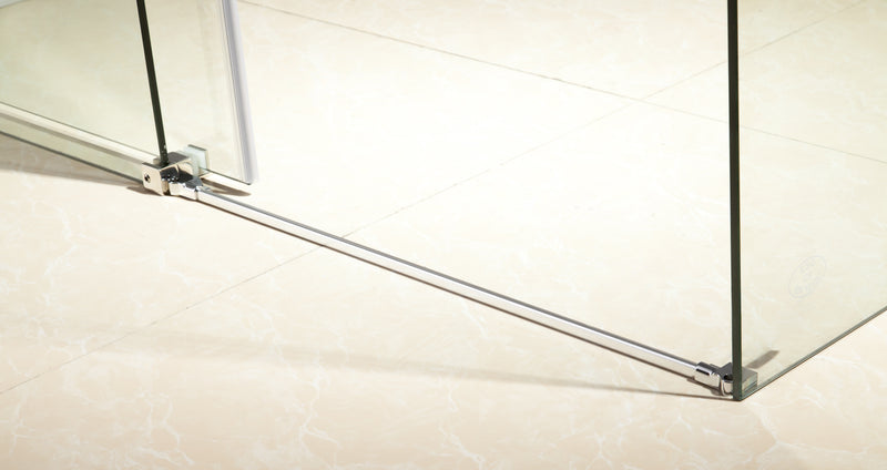 Shower Screen 1200x900x1950mm Frameless Glass Sliding Door By Della Francesca - Sale Now