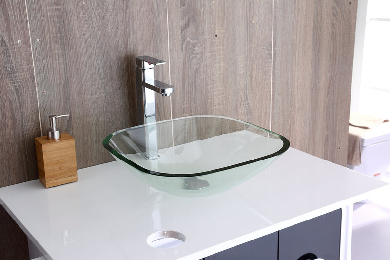 12mm Tempered Glass Above Countertop Basin for Vanity - Sale Now