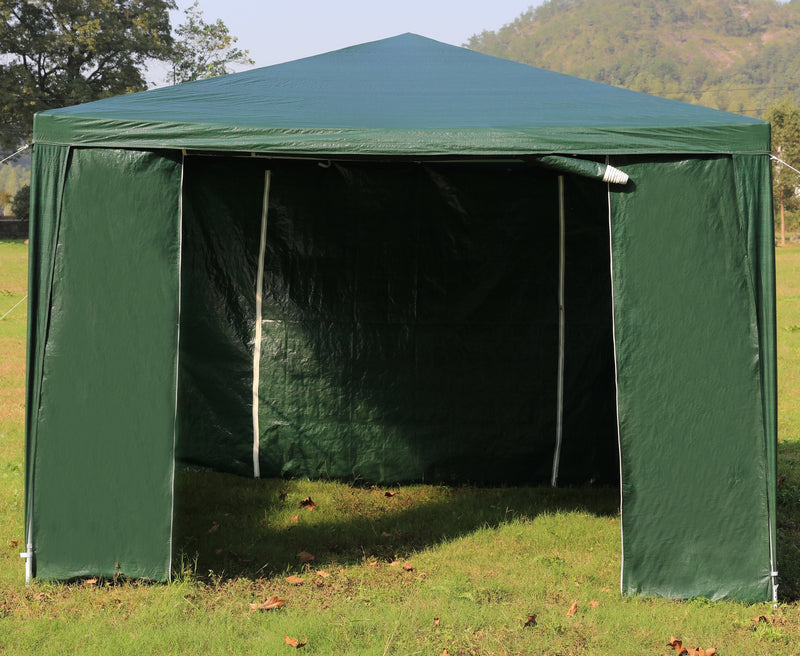 3x3m Gazebo Outdoor Marquee Tent Canopy Green - Sale Now