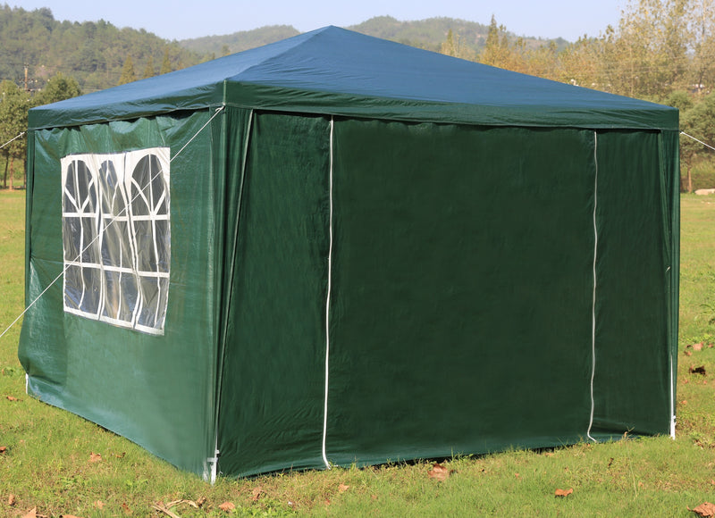 3x3m Gazebo Outdoor Marquee Tent Canopy Green - Sale Now