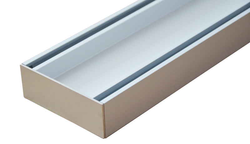2400mm Aluminium Rust Proof Tile Insert Strip Shower Grate Drain Indoor Outdoor - Sale Now