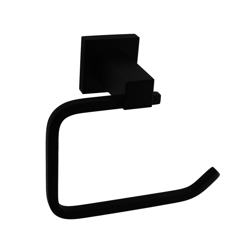 Classic Toilet Paper Holder Electroplated Matte Black Finish - Sale Now