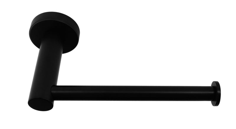 Classic Toilet Paper Holder Bathroom Electroplated Matte Black Finish - Sale Now