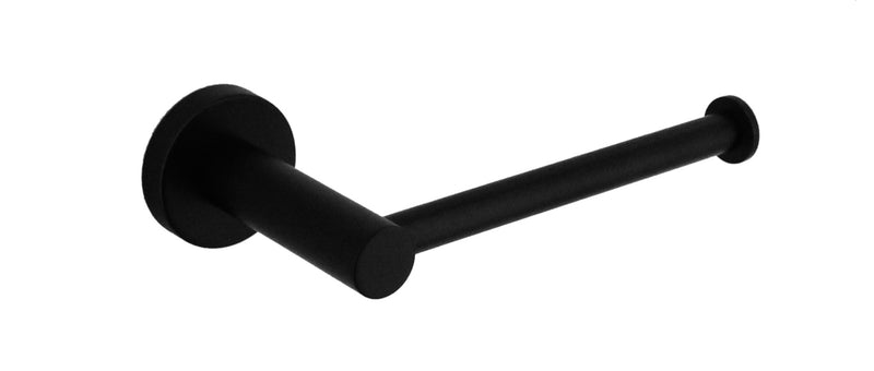 Classic Toilet Paper Holder Bathroom Electroplated Matte Black Finish - Sale Now