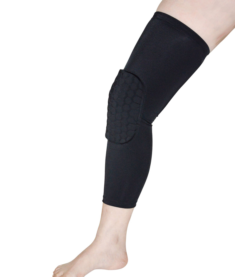 Knee Sleeve Guard Support Brace Sport Compression Calf Running - Sale Now