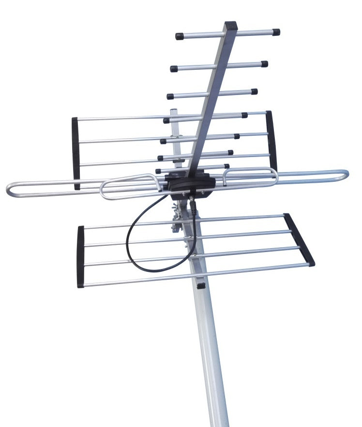 Digital TV Outdoor Antenna Aerial UHF VHF FM AUSTRALIAN Signal Amplifier Booster - Sale Now