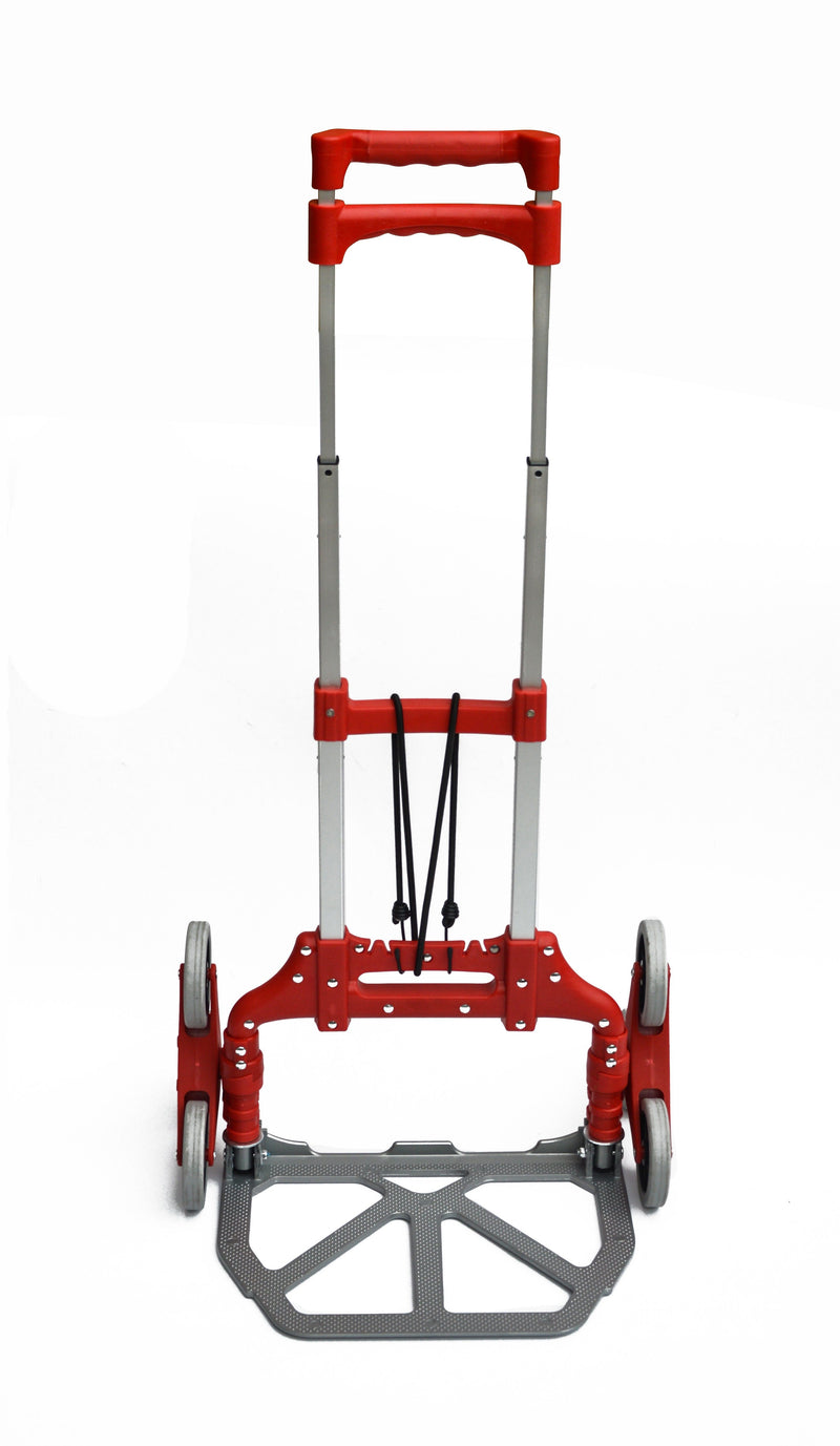 Stair Climbing Trolley 6 Wheels Aluminium Folding Hand Cart Climb Steps - Sale Now