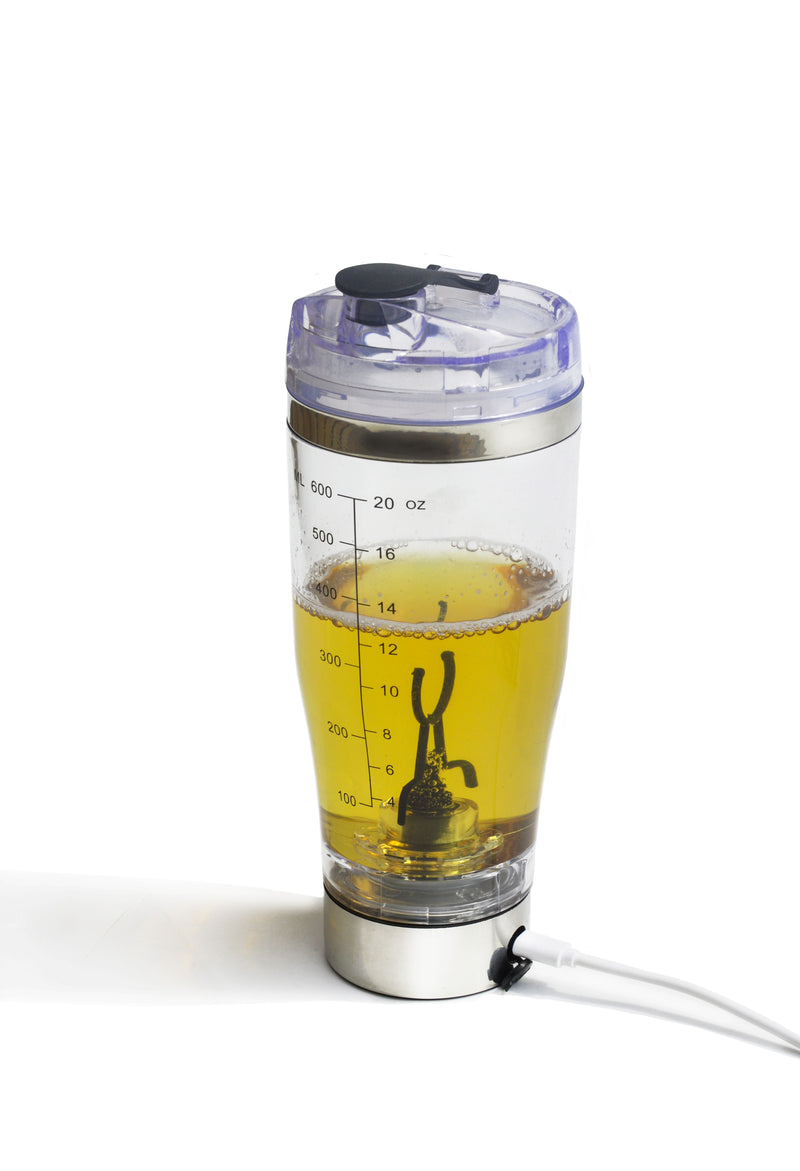 600ml Electric Smart Portable Blender Protein Shaker Detachable Mixer Cup Bottle - Sale Now