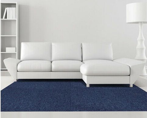5m2 Box of Premium Carpet Tiles Commercial Domestic Office Heavy Use Flooring Blue - Sale Now