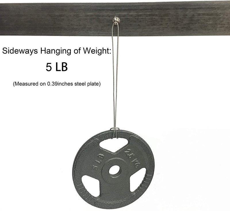 10x Strong Rare Earth N38 Neodymium Magnetic Hanger Holder 10kg Magnet Hooks - Sale Now