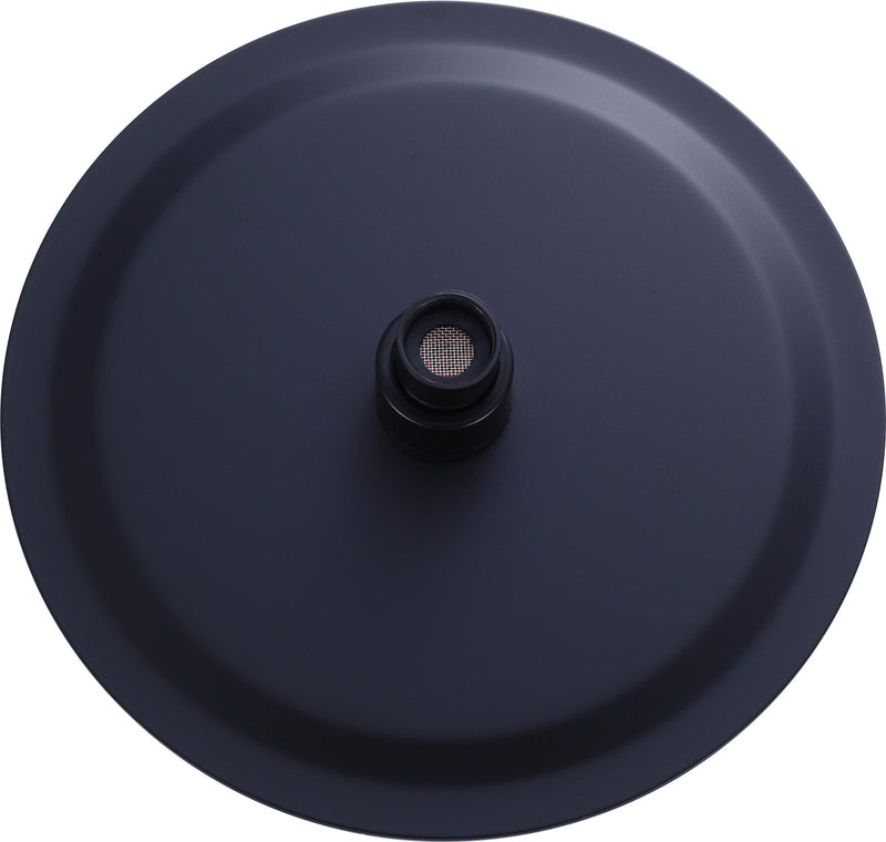 200mm Shower Head Round 304SS Electroplated Matte Black Finish - Sale Now