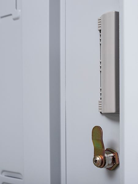 Standard Lock 4 Door Locker for Office Gym Grey - Sale Now