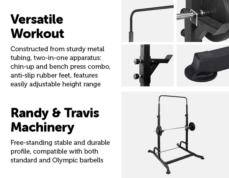 Bench Press Gym Rack and Chin Up Bar - Sale Now